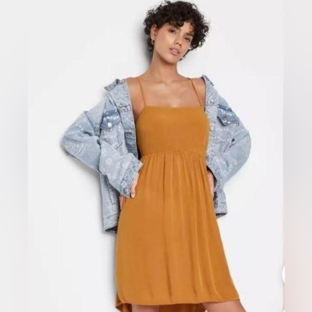 Burnt orange summer dress